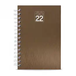 METALLIC DIARY WITH RINGS “RAKI”