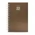 METALLIC DIARY WITH RINGS “RAKI”