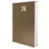 METALLIC DIARY WITH RINGS “NICK”