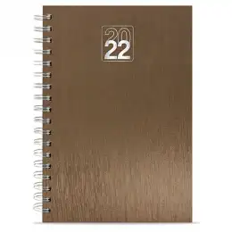 METALLIC DIARY WITH RINGS “NICK”