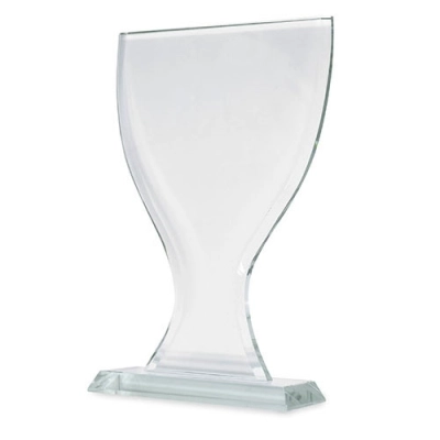 
                                                CUP SHAPED GLASS TROPHY
                                                