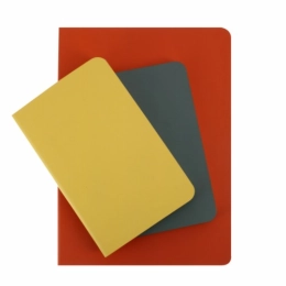 Glued square back notebook