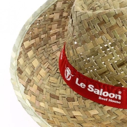 Golden straw hat PLANTER