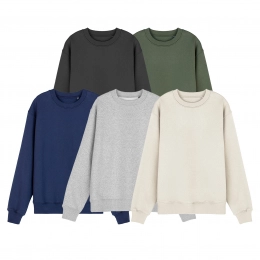 Organic cotton sweatshirt. 340g