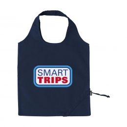 Складная сумка из хлопка с рисунком клубники (135 г/м²)