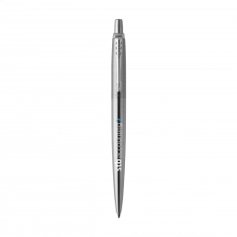 Parker Jotter Steel Ballpoint Pen - Blue Ink