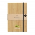 Бамбуковый блокнот с открытым корешком, формат A5 Бамбуковый блокнот с открытым корешком, формат A5