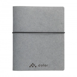 Блокнот A5 из переработанного текстиля с возможностью замены бумаги