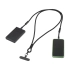 Шнурок 2-в-1 GRS RPET для зарядки и синхронизации USB-кабеля