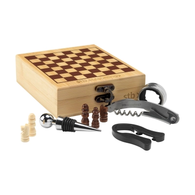 
                                                Подарочный набор для вина Wooosh ChessMate
                                                