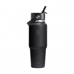 Бутылка для воды Hydro Flask с широкой горловиной и гибкой трубочкой, 946 мл