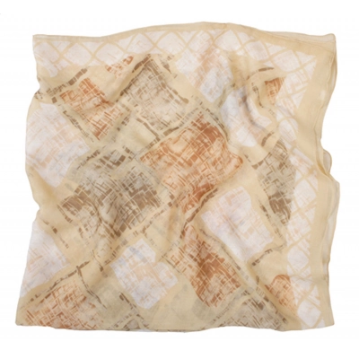 
                                                Женский шарф, 90×90, коричневый
                                                