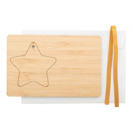 Christmas card, star