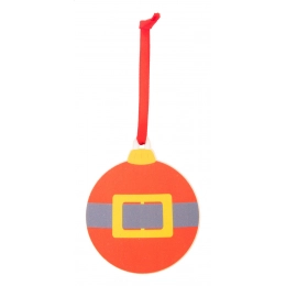 Christmas tree ornament, Santa's belly