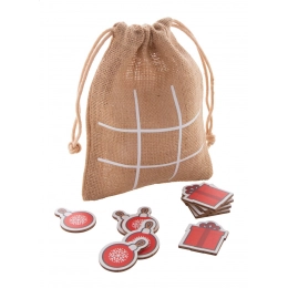 Christmas tic-tac-toe, ornament & gift box