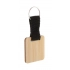 bamboo keyring, square