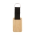 bamboo keyring, rectangle