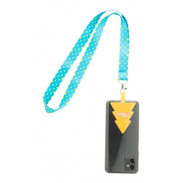 custom RPET mobile holder lanyard