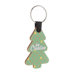 custom Christmas keyring, Christmas tree