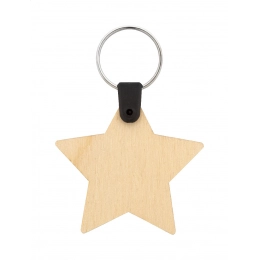 custom Christmas keyring, star
