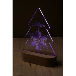 Christmas tree LED light trophy