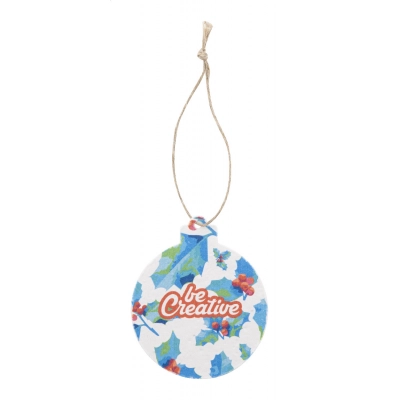 
                                                custom seed paper Christmar tree ornament, round
                                                
