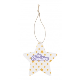 custom seed paper Christmar tree ornament, star