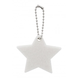 custom Christmas keyring, star