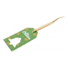 Индивидуальная подарочная ярлычка, колокольчик