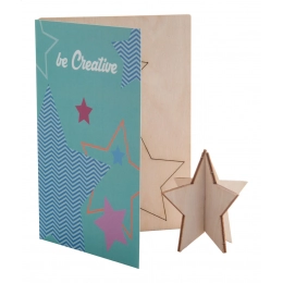 Christmas card, star