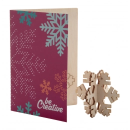 Christmas card, snowflake