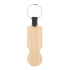 bamboo trolley coin keyring