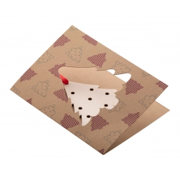 Christmas card, tree