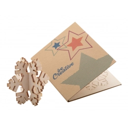 Christmas card, snowflake