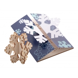 Christmas card, snowflake