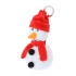 Christmas plush keyring, snowman