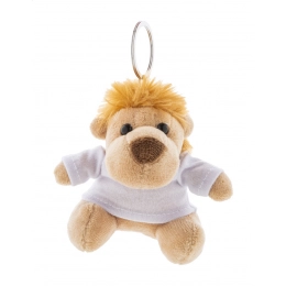 plush lion keyring