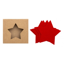 RPET Christmas coaster set