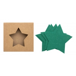 RPET Christmas coaster set