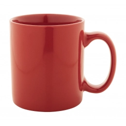 coloured ceramic mug