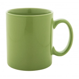 coloured ceramic mug
