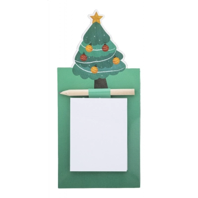 
                                                Christmas magnetic notepad, Christmas tree
                                                