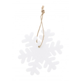 RPET Christmas tree ornament, snowflake