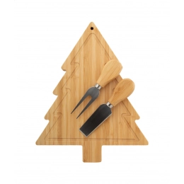 Christmas cheese knife set