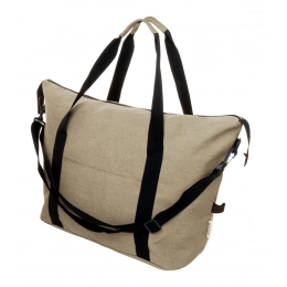 recycled cotton travel bag