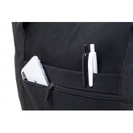 recycled cotton travel bag