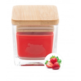 candle, strawberry