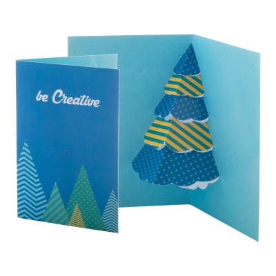 
                                                3D Christmas card, Christmas tree
                                                