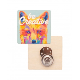 Custom magnetic badge