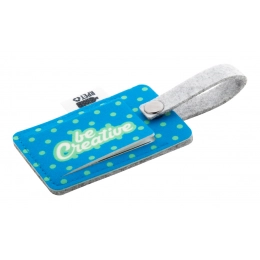 Custom rpet luggage tag
